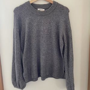 Madewell Heather Balloon Sleeve Sweater